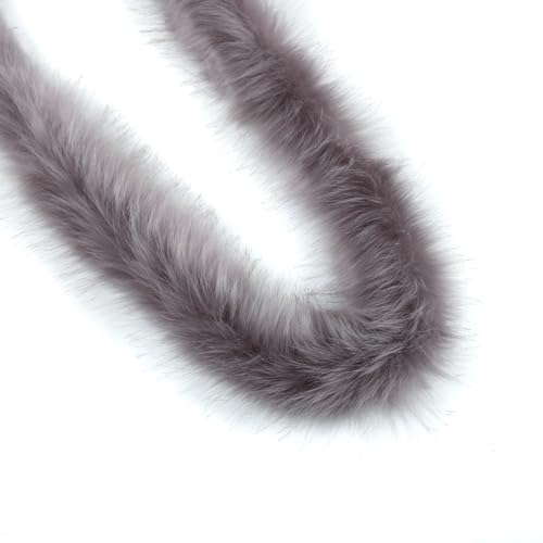 1m Kunstfell Band Flauschige Pelz Stoff Kunstpelz Stoff Furry Faux Strips Plüschband Zierband Dekoband Plüschstoff Plüsch Trim für DIY Basteln Nähen Kleidung Weihnachtsdeko 8-10cm breit Grau 1m Kunstfell Band Flauschige Pelz Stoff Kunstpelz Stoff Furry Faux Strips Plüschband Zierband Dekoband Plüschstoff Plüsch Trim für DIY Basteln Nähen Kleidung Weihnachtsdeko 8-10cm breit Grau von Duories