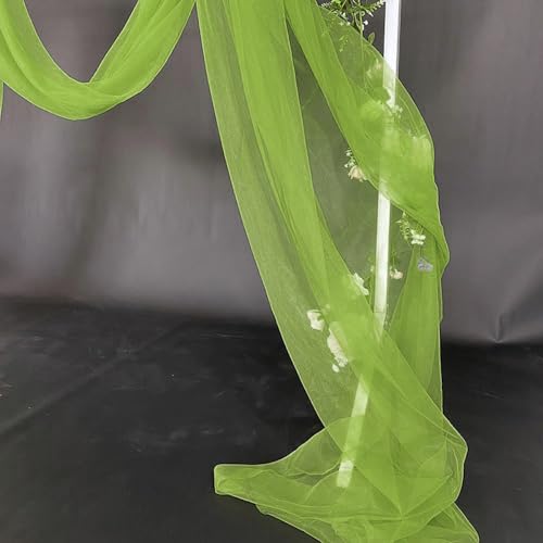 1m x 160cm Soft Tüllstoff,Tüll Stoffe zum Nähen,Netzstoff Dekostoff Drapierstoff für Arbor Hochzeit Vorhang Hochzeitsbogen Freihanddeko Querbehang Gardine Torbogen Zeremonie Party Dekor,Grün 1m x 160cm Soft Tüllstoff,Tüll Stoffe zum Nähen,Netzstoff Dekostoff Drapierstoff für Arbor Hochzeit Vorhang Hochzeitsbogen Freihanddeko Querbehang Gardine Torbogen Zeremonie Party Dekor,Grün von Duories