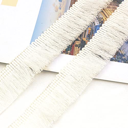 2 Meters 2.5cm Quaste Fransenborte Fransenband Schnittfranse Dekoband Zierband Dekoborte Tanzfransen Nähzubehör für Kleidung,Kostüme,DIY Nähen,Gardinen,Tischdecken,Tischläufer,Dekoration,Sahne 2 Meters 2.5cm Quaste Fransenborte Fransenband Schnittfranse Dekoband Zierband Dekoborte Tanzfransen Nähzubehör für Kleidung,Kostüme,DIY Nähen,Gardinen,Tischdecken,Tischläufer,Dekoration,Sahne von Duories