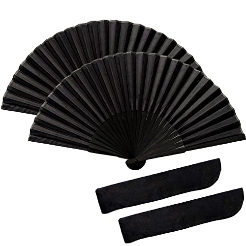 2 Stück Handfächer für Damen,Holz Schwarz Fächer Hochzeit Faltfächer Spanische Viktorianischen Faltfächer für Sommer Hochzeiten Geschenke,Geburttag,Party,Halloween Karneval,Fasching,Tanzen Hand Fan 2 Stück Handfächer für Damen,Holz Schwarz Fächer Hochzeit Faltfächer Spanische Viktorianischen Faltfächer für Sommer Hochzeiten Geschenke,Geburttag,Party,Halloween Karneval,Fasching,Tanzen Hand Fan von Duories
