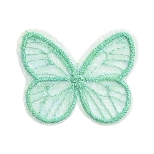 20 Stück Spitze Organza Bestickte Schmetterlinge Patch,Aufnäher aus besticktem Stoff,Patches Aufkleber Patch Stickerei Flicken Patches zum Nähen,für DIY-Dekoration,Kleidungsdekoration,See grün 20 Stück Spitze Organza Bestickte Schmetterlinge Patch,Aufnäher aus besticktem Stoff,Patches Aufkleber Patch Stickerei Flicken Patches zum Nähen,für DIY-Dekoration,Kleidungsdekoration,See grün von Duories