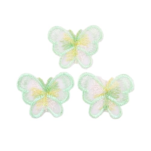 20 Stück Spitze Organza Stickerei Schmetterling Applique Patches Sticker Aufnäher Applikation Flicken zum Aufnähen Gestickte Basteln und Dekorieren Auf Kleidung Gardine Tischtuch Taschen Schal,Grün 20 Stück Spitze Organza Stickerei Schmetterling Applique Patches Sticker Aufnäher Applikation Flicken zum Aufnähen Gestickte Basteln und Dekorieren Auf Kleidung Gardine Tischtuch Taschen Schal,Grün von Duories