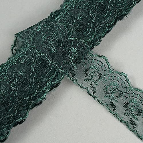 20 Yard Bestickte Spitzenbordüre Spitzenbesatz Spitzenband,Geschenkband Spitze Band Meterware,Spitzenborte Zum DIY Basteln Nähen Weihnachten Hochzeit Party Deko Blumen Geschenkverpackung,Dunkelgrün 20 Yard Bestickte Spitzenbordüre Spitzenbesatz Spitzenband,Geschenkband Spitze Band Meterware,Spitzenborte Zum DIY Basteln Nähen Weihnachten Hochzeit Party Deko Blumen Geschenkverpackung,Dunkelgrün von Duories
