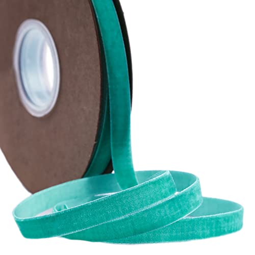 20 Yard Samtband Schleifenband,10mm Samtbänder Samtborte Samt Dekoband Geschenkband Schmuckband Stoffband Festival Bänder für DIY Nähen Blumenstrauß Hochzeit Geburtstag Geschenke Verpackung,Blau Grün 20 Yard Samtband Schleifenband,10mm Samtbänder Samtborte Samt Dekoband Geschenkband Schmuckband Stoffband Festival Bänder für DIY Nähen Blumenstrauß Hochzeit Geburtstag Geschenke Verpackung,Blau Grün von Duories
