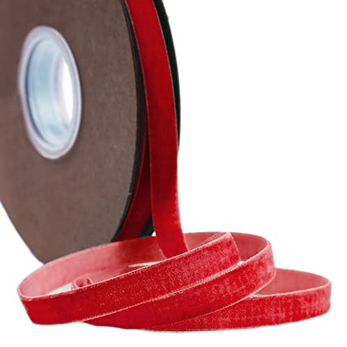 20 Yard Samtband Schleifenband,15mm Samtbänder Samtborte Samt Dekoband Geschenkband Schmuckband Stoffband Festival Bänder für DIY Basteln Blumenstrauß Hochzeit Geburtstag Geschenke Verpackung,Rot 20 Yard Samtband Schleifenband,15mm Samtbänder Samtborte Samt Dekoband Geschenkband Schmuckband Stoffband Festival Bänder für DIY Basteln Blumenstrauß Hochzeit Geburtstag Geschenke Verpackung,Rot von Duories