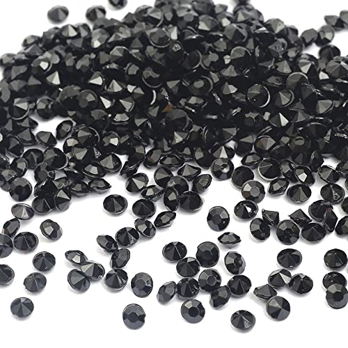 2000 Stück Acryl Deko Diamantkristalle 4mm Glitzer Streudeko Tischschmuck Funkelnd Dekosteine Kristalle Konfetti Diamanten zum DIY Verzieren Tischdeko Hochzeit Taufe Verlobung Valentinstag,Schwarz 2000 Stück Acryl Deko Diamantkristalle 4mm Glitzer Streudeko Tischschmuck Funkelnd Dekosteine Kristalle Konfetti Diamanten zum DIY Verzieren Tischdeko Hochzeit Taufe Verlobung Valentinstag,Schwarz von Duories