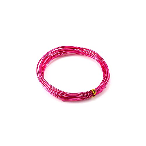 20m Basteldraht 0.8mm, Aluminium Craft Draht Blumendraht Aluminiumdraht Dekodraht Bindedraht für Blumengestecke, DIY Handwerk Dekorieren Schmuck Kranzherstellung, Schmuckdraht zum Basteln,Rose 20m Basteldraht 0.8mm, Aluminium Craft Draht Blumendraht Aluminiumdraht Dekodraht Bindedraht für Blumengestecke, DIY Handwerk Dekorieren Schmuck Kranzherstellung, Schmuckdraht zum Basteln,Rose von Duories