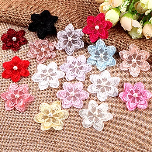 24 Stück Spitze Organza Stickerei Perlen Blumen Applique Patches Sticker Aufnäher Applikation Flicken zum Aufnähen Gestickte Basteln und Dekorieren Auf Kleidung Gardine Tischtuch Taschen Schal 24 Stück Spitze Organza Stickerei Perlen Blumen Applique Patches Sticker Aufnäher Applikation Flicken zum Aufnähen Gestickte Basteln und Dekorieren Auf Kleidung Gardine Tischtuch Taschen Schal von Duories
