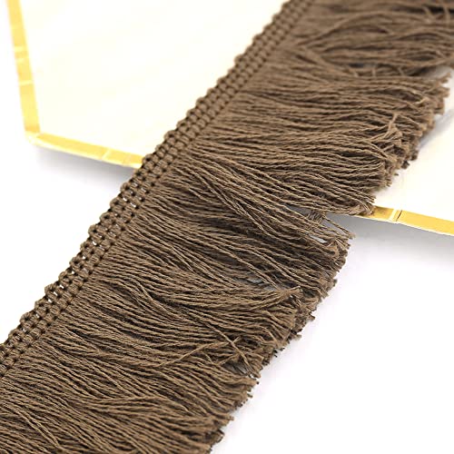 3 Meters 5cm Quaste Fransenborte Fransenband Schnittfranse Dekoband Zierband Dekoborte Tanzfransen Nähzubehör für Kleidung,Kostüme,DIY Nähen,Gardinen,Tischdecken,Tischläufer,Dekoration,Kaffee 3 Meters 5cm Quaste Fransenborte Fransenband Schnittfranse Dekoband Zierband Dekoborte Tanzfransen Nähzubehör für Kleidung,Kostüme,DIY Nähen,Gardinen,Tischdecken,Tischläufer,Dekoration,Kaffee von Duories