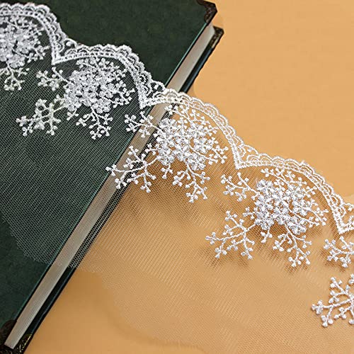 3 Yard Vintage Blumen Stickerei Spitze Tüllstoff,11cm Spitzenband Spitzenborte Dekoband Spitzenbordüre Spitze Geschenkband Zierband für Hochzeit DIY Basteln Nähen Geschenkverpackung,Silber 3 Yard Vintage Blumen Stickerei Spitze Tüllstoff,11cm Spitzenband Spitzenborte Dekoband Spitzenbordüre Spitze Geschenkband Zierband für Hochzeit DIY Basteln Nähen Geschenkverpackung,Silber von Duories