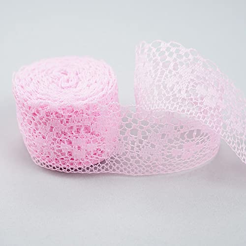 30 M Spitzenbordüre Spitzenband, Breite 4cm Vintage Spitzen Band Geschenkband Dekoband Spitzenborte Zum Basteln Nähen Weihnachten Ostern Hochzeit Geschenkverpackung Tischdeko DIY Handwerk,Rosa 30 M Spitzenbordüre Spitzenband, Breite 4cm Vintage Spitzen Band Geschenkband Dekoband Spitzenborte Zum Basteln Nähen Weihnachten Ostern Hochzeit Geschenkverpackung Tischdeko DIY Handwerk,Rosa von Duories