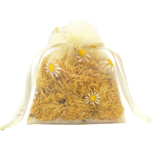 30 Stück Organzasäckchen 10x14cm,Gänseblümchen Muster Mesh Organzabeutel Geschenkbeutel mit Kordelzug für Lavendel Schmuck Make-up Süßigkeiten Hochzeits Taufe Weihnachts Party Geschenk Säckli,Gelb 30 Stück Organzasäckchen 10x14cm,Gänseblümchen Muster Mesh Organzabeutel Geschenkbeutel mit Kordelzug für Lavendel Schmuck Make-up Süßigkeiten Hochzeits Taufe Weihnachts Party Geschenk Säckli,Gelb von Duories