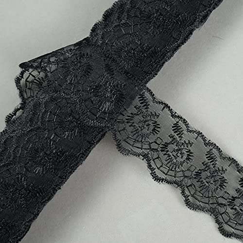 30 Yard Bestickte Spitzenbordüre Spitzenbesatz Stoff Spitzenband,Geschenkband Spitze Band Meterware,Spitzenborte Zum DIY Basteln Nähen Weihnachten Hochzeit Party Deko Blumen Geschenkverpackung,Schwarz 30 Yard Bestickte Spitzenbordüre Spitzenbesatz Stoff Spitzenband,Geschenkband Spitze Band Meterware,Spitzenborte Zum DIY Basteln Nähen Weihnachten Hochzeit Party Deko Blumen Geschenkverpackung,Schwarz von Duories