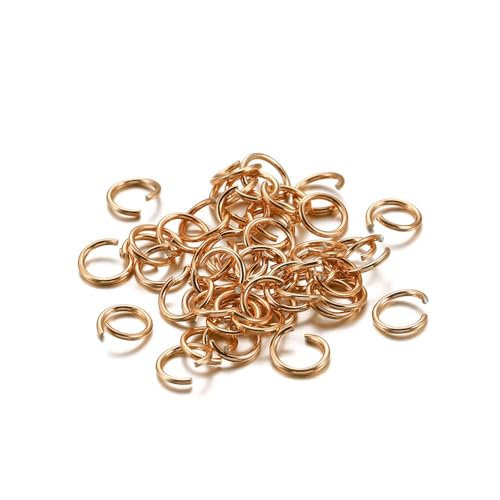 300 Stück Biegeringe,Offenem Bindering,Aluminiumring mit Öffnung,Spaltringe Verbindungsringe,für die Herstellung von hängenden Ornamenten,DIY Kunsthandwerk,Halsketten,Armbändern,GoldB,0.8*6mm 300 Stück Biegeringe,Offenem Bindering,Aluminiumring mit Öffnung,Spaltringe Verbindungsringe,für die Herstellung von hängenden Ornamenten,DIY Kunsthandwerk,Halsketten,Armbändern,GoldB,0.8*6mm von Duories
