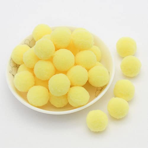 30mm ca. 20 Stück Bunte Mini Pompons zum Basteln filzkügelchen Bunt pom pom Bälle Kleine Bommeln Flauschigen Plüschbälle für Dekorieren Verzieren Nähen DIY Kreativen Handwerk,Hellgelb 30mm ca. 20 Stück Bunte Mini Pompons zum Basteln filzkügelchen Bunt pom pom Bälle Kleine Bommeln Flauschigen Plüschbälle für Dekorieren Verzieren Nähen DIY Kreativen Handwerk,Hellgelb von Duories