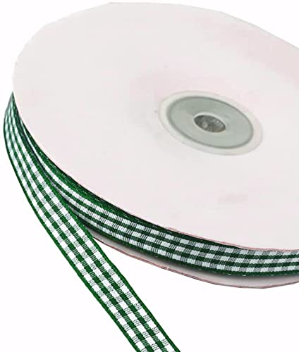 45m Karoband Schleifenband Geschenkband Vichy Bauernkaro Bänder zum Basteln,Stoffband Dekoband Bögen für Weihnachten Hochzeit Valentinstag Taufe Geburtstags Party Geschenk Verpackung,10mm Dunkelgrün 45m Karoband Schleifenband Geschenkband Vichy Bauernkaro Bänder zum Basteln,Stoffband Dekoband Bögen für Weihnachten Hochzeit Valentinstag Taufe Geburtstags Party Geschenk Verpackung,10mm Dunkelgrün von Duories