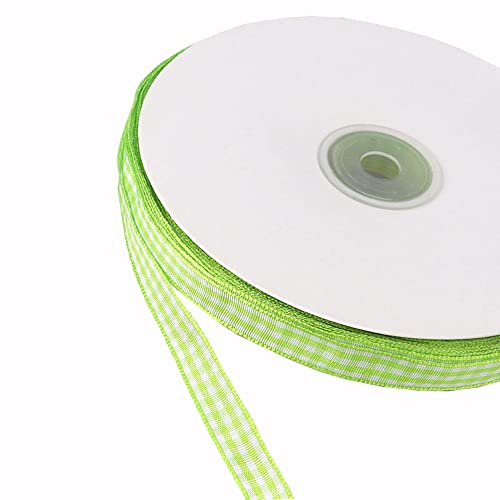 45m Karoband Schleifenband Geschenkband Vichy Bauernkaro Bänder zum Basteln,Stoffband Dekoband Bögen für Weihnachten Hochzeit Valentinstag Taufe Geburtstags Party Geschenk Verpackung,25mm Gras-Grün 45m Karoband Schleifenband Geschenkband Vichy Bauernkaro Bänder zum Basteln,Stoffband Dekoband Bögen für Weihnachten Hochzeit Valentinstag Taufe Geburtstags Party Geschenk Verpackung,25mm Gras-Grün von Duories
