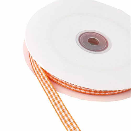 45m Karoband Schleifenband Geschenkband Vichy Bauernkaro Bänder zum Basteln,Stoffband Dekoband Bögen für Weihnachten Hochzeit Valentinstag Taufe Geburtstags Party Geschenk Verpackung,25mm Orange 45m Karoband Schleifenband Geschenkband Vichy Bauernkaro Bänder zum Basteln,Stoffband Dekoband Bögen für Weihnachten Hochzeit Valentinstag Taufe Geburtstags Party Geschenk Verpackung,25mm Orange von Duories
