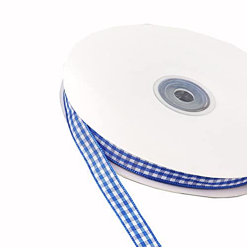 45m Karoband Schleifenband Geschenkband Vichy Bauernkaro Bänder zum Basteln,Stoffband Dekoband Bögen für Weihnachten Hochzeit Valentinstag Taufe Geburtstags Party Geschenk Verpackung,6mm Königsblau 45m Karoband Schleifenband Geschenkband Vichy Bauernkaro Bänder zum Basteln,Stoffband Dekoband Bögen für Weihnachten Hochzeit Valentinstag Taufe Geburtstags Party Geschenk Verpackung,6mm Königsblau von Duories
