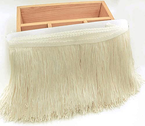 5 Meters 15cm Seide Fransen Quaste Fransenborte Fransenband Schnittfranse Dekoband Zierband Dekoborte Tanzfransen Nähzubehör für DIY Basteln Apparel Kleidung,Kostüme,Nähen,Dekoration,Beige 5 Meters 15cm Seide Fransen Quaste Fransenborte Fransenband Schnittfranse Dekoband Zierband Dekoborte Tanzfransen Nähzubehör für DIY Basteln Apparel Kleidung,Kostüme,Nähen,Dekoration,Beige von Duories