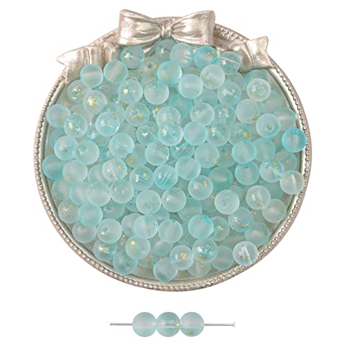 50 Stück 8 mm Glasperlen,Gefrostete Runde Perlen aus Glas,Verstreute Perlen, Runde Bastel Perlen mit Löchern,für Handgemachte DIY Herstellung Armband Halskette Perlen Schmuck,Blauer Farbverlauf 50 Stück 8 mm Glasperlen,Gefrostete Runde Perlen aus Glas,Verstreute Perlen, Runde Bastel Perlen mit Löchern,für Handgemachte DIY Herstellung Armband Halskette Perlen Schmuck,Blauer Farbverlauf von Duories