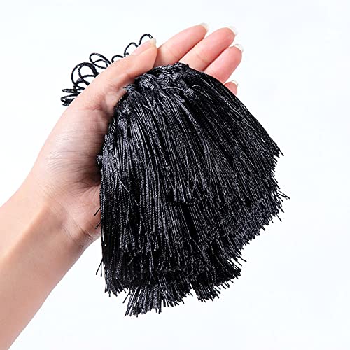 50 Stück Handgefertigte Seidige Mini Quasten,Bunte Quasten-Lesezeichen,Gerade Quasten Anhänger mit Seile Schlaufe für Schmuckherstellung DIY Handwerk Zubehör Taschen Lesezeichen Souvenirs,Schwarz 50 Stück Handgefertigte Seidige Mini Quasten,Bunte Quasten-Lesezeichen,Gerade Quasten Anhänger mit Seile Schlaufe für Schmuckherstellung DIY Handwerk Zubehör Taschen Lesezeichen Souvenirs,Schwarz von Duories