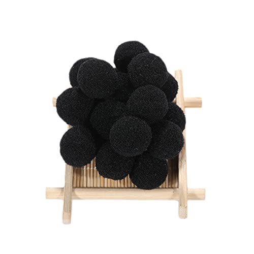 500 STK Mini Pompons zum Basteln, 8mm Pompons Bälle Kleine Bommeln Kugeln, Flauschigen Bunte Pom Pom Deko Pompom Plüschbälle Bastel Zubehör für Dekorieren Verzieren Nähen DIY Handwerk,Schwarz 500 STK Mini Pompons zum Basteln, 8mm Pompons Bälle Kleine Bommeln Kugeln, Flauschigen Bunte Pom Pom Deko Pompom Plüschbälle Bastel Zubehör für Dekorieren Verzieren Nähen DIY Handwerk,Schwarz von Duories