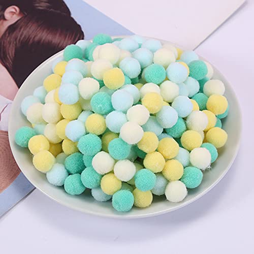 500 Stück Bunte Mini Pompons,15mm Pompom Bälle Kleine Bommeln,Flauschigen Plüschbälle Filzkugeln Deko für Geburtstag & Hochzeit Party Dekorieren Lustige DIY Nähen Basteln Handwerk,Blau Gelb Weiß 500 Stück Bunte Mini Pompons,15mm Pompom Bälle Kleine Bommeln,Flauschigen Plüschbälle Filzkugeln Deko für Geburtstag & Hochzeit Party Dekorieren Lustige DIY Nähen Basteln Handwerk,Blau Gelb Weiß von Duories