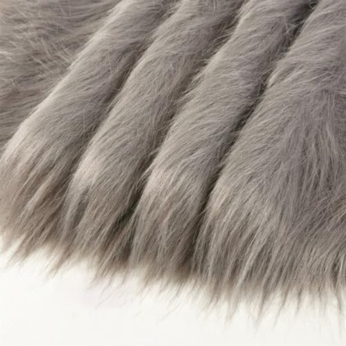 50cmx180cm Flauschige Kunstpelzband Kunstfell Band Fellstoff, Furry Faux Pelz Stoff Dekoband Zierband Plüsch Trim Plüschstoff Plüschband Borten Bänder zum Nähen Kleidung Weihnachtsdeko,Grau 50cmx180cm Flauschige Kunstpelzband Kunstfell Band Fellstoff, Furry Faux Pelz Stoff Dekoband Zierband Plüsch Trim Plüschstoff Plüschband Borten Bänder zum Nähen Kleidung Weihnachtsdeko,Grau von Duories