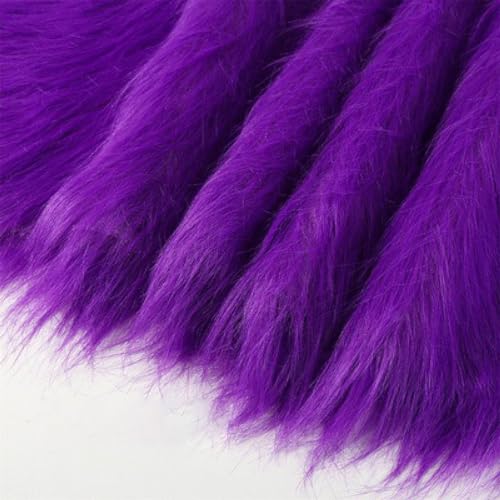 50cmx180cm Flauschige Kunstpelzband Kunstfell Band Fellstoff, Furry Faux Pelz Stoff Dekoband Zierband Plüsch Trim Plüschstoff Plüschband Borten Bänder zum Nähen Kleidung Weihnachtsdeko,Lila 50cmx180cm Flauschige Kunstpelzband Kunstfell Band Fellstoff, Furry Faux Pelz Stoff Dekoband Zierband Plüsch Trim Plüschstoff Plüschband Borten Bänder zum Nähen Kleidung Weihnachtsdeko,Lila von Duories
