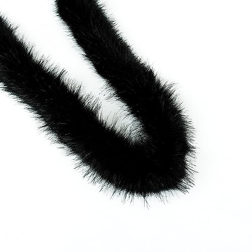 5m Kunstfell Band Flauschige Pelz Stoff Kunstpelz Stoff Furry Faux Strips Plüschband Zierband Dekoband Plüschstoff Plüsch Trim für DIY Basteln Nähen Kleidung Weihnachtsdeko 8-10cm breit Schwarz 5m Kunstfell Band Flauschige Pelz Stoff Kunstpelz Stoff Furry Faux Strips Plüschband Zierband Dekoband Plüschstoff Plüsch Trim für DIY Basteln Nähen Kleidung Weihnachtsdeko 8-10cm breit Schwarz von Duories