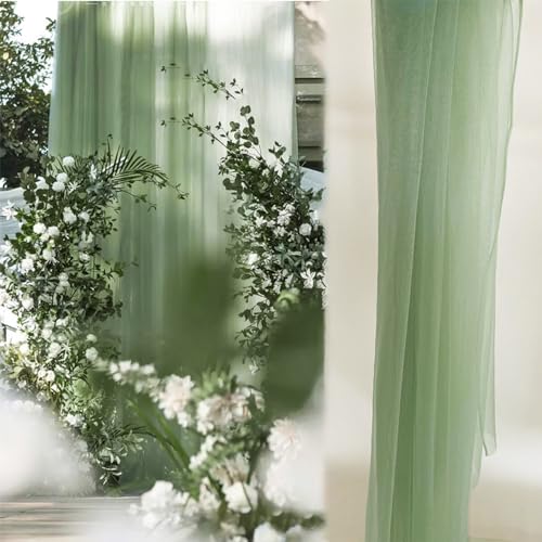 5m x 160cm Soft Tüllstoff,Tüll Stoffe zum Nähen,Netzstoff Dekostoff Drapierstoff für Arbor Hochzeit Vorhang Hochzeitsbogen Freihanddeko Torbogen Zeremonie Party Deko Kleid Tüllrock Schleier,Salbeigrün 5m x 160cm Soft Tüllstoff,Tüll Stoffe zum Nähen,Netzstoff Dekostoff Drapierstoff für Arbor Hochzeit Vorhang Hochzeitsbogen Freihanddeko Torbogen Zeremonie Party Deko Kleid Tüllrock Schleier,Salbeigrün von Duories