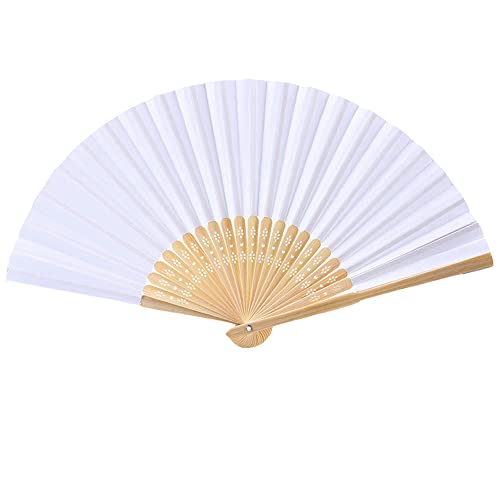 6 Stück Handfächer Hochzeit,Bunte Faltfächer Papierfächer Hochzeitsfächer Fächer Faltbar Gastgeschenk Asiatische Deko für DIY Sommer Hochzeitsdeko Geburttag Party Fotografie Wand Dekoration,Weiß 6 Stück Handfächer Hochzeit,Bunte Faltfächer Papierfächer Hochzeitsfächer Fächer Faltbar Gastgeschenk Asiatische Deko für DIY Sommer Hochzeitsdeko Geburttag Party Fotografie Wand Dekoration,Weiß von Duories