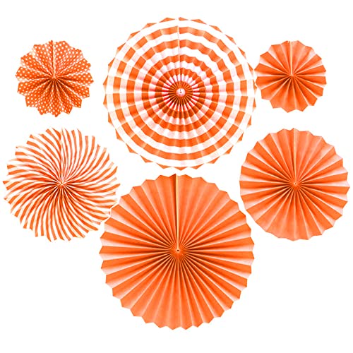 6 Stück Party Dekoration Papier Fächer,Dekorpapier Aufhängen Fächer Hängende Deko Papier Fans Fächer für Party Hochzeit Feier Baby Shower Geburtstag Festival Weihnachten Event Karneval,Orange 6 Stück Party Dekoration Papier Fächer,Dekorpapier Aufhängen Fächer Hängende Deko Papier Fans Fächer für Party Hochzeit Feier Baby Shower Geburtstag Festival Weihnachten Event Karneval,Orange von Duories