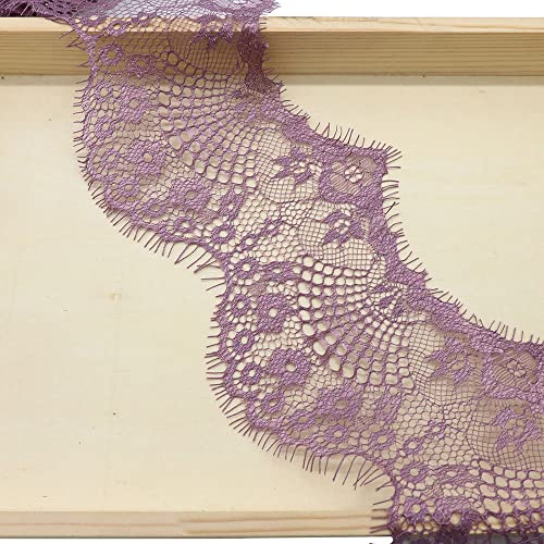 6 Yards 9.5cm Elastizität Spitzenband Vintage Spitze-Borten Spitzenbordüre Zierband Spitzenstoff Spitze Borte lace Trim für Nähen DIY Handwerk Hochzeit Tischdeko Kleidung Deko Geschenk,Fuchsie 6 Yards 9.5cm Elastizität Spitzenband Vintage Spitze-Borten Spitzenbordüre Zierband Spitzenstoff Spitze Borte lace Trim für Nähen DIY Handwerk Hochzeit Tischdeko Kleidung Deko Geschenk,Fuchsie von Duories