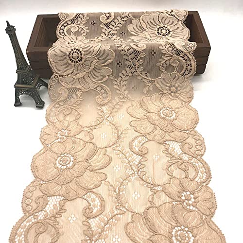 Duories 1 Yard 18cm Breit spitzenband Vintage Spitze Borte Spitzenbordüre Weiss Spitzenborte zum Basteln für Nähen Handwerk Hochzeit Weihnachten Tischdeko Geschenke Deko Geschenkband,Beige Duories 1 Yard 18cm Breit spitzenband Vintage Spitze Borte Spitzenbordüre Weiss Spitzenborte zum Basteln für Nähen Handwerk Hochzeit Weihnachten Tischdeko Geschenke Deko Geschenkband,Beige von Duories