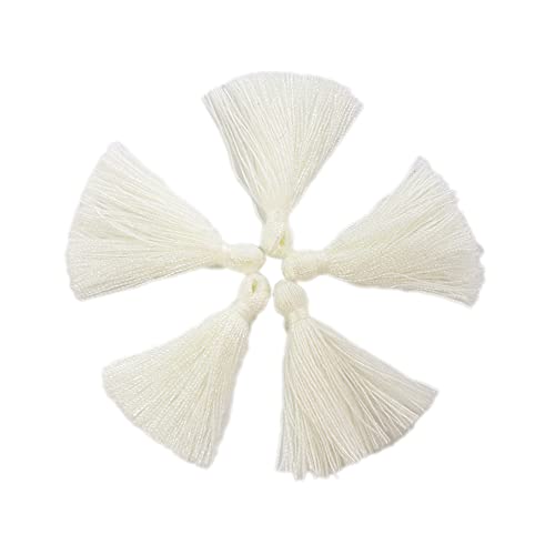 Duories 200 Stück Mini-Quasten, 3 cm Handgefertigt Baumwolle klein Quasten Anhänger, Bunte Bastelquasten Troddel für DIY Tasche Ohrring Schmuck Halskettenherstellung DIY Handwerk Zubehör,Beige Duories 200 Stück Mini-Quasten, 3 cm Handgefertigt Baumwolle klein Quasten Anhänger, Bunte Bastelquasten Troddel für DIY Tasche Ohrring Schmuck Halskettenherstellung DIY Handwerk Zubehör,Beige von Duories