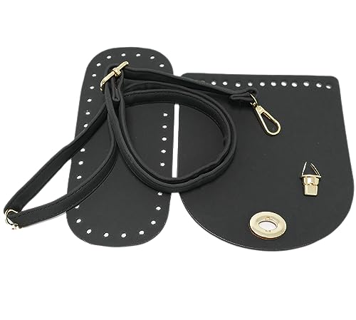 Duories Handgewebte Tasche aus Leder,3-teiliges Set inklusive Taschenboden Taschenüberzug Taschengurt,Taschenzubehör Set,für Taschen-Herstellung Handtasche,DIY Bag,Selbstgemacht Craft,Schwarz Duories Handgewebte Tasche aus Leder,3-teiliges Set inklusive Taschenboden Taschenüberzug Taschengurt,Taschenzubehör Set,für Taschen-Herstellung Handtasche,DIY Bag,Selbstgemacht Craft,Schwarz von Duories