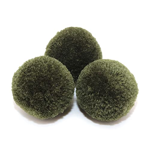 Duories Pompons zum Basteln,30 Stück 30mm Bunte Bommeln Bälle,Pom Poms für Kunsthandwerk,Pompons Bälle für Ostern,Weihnachten,Bunte Pompons für DIY Basteln Tischdekoration Geburtstagsdeko,Armeegrün Duories Pompons zum Basteln,30 Stück 30mm Bunte Bommeln Bälle,Pom Poms für Kunsthandwerk,Pompons Bälle für Ostern,Weihnachten,Bunte Pompons für DIY Basteln Tischdekoration Geburtstagsdeko,Armeegrün von Duories