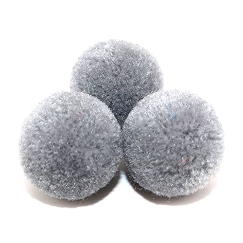 Duories Pompons zum Basteln,50 Stück 50mm Bunte Bommeln Bälle,Pom Poms für Kunsthandwerk,Pompons Bälle für Ostern,Weihnachten,Bunte Pompons für DIY Basteln Tischdekoration Geburtstagsdeko,Grau Duories Pompons zum Basteln,50 Stück 50mm Bunte Bommeln Bälle,Pom Poms für Kunsthandwerk,Pompons Bälle für Ostern,Weihnachten,Bunte Pompons für DIY Basteln Tischdekoration Geburtstagsdeko,Grau von Duories