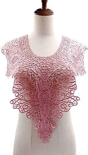 Duories Spitzenkragen Einsatzkragen Ausschnitt Spitze mehrfarbiger Bestickt Stickerei Spitzenbesatz Kleid nähen DIY Handarbeit Vorne Spitze Applikation Gestickten Hochzeit Spitzemotiv Patches,Rosa Duories Spitzenkragen Einsatzkragen Ausschnitt Spitze mehrfarbiger Bestickt Stickerei Spitzenbesatz Kleid nähen DIY Handarbeit Vorne Spitze Applikation Gestickten Hochzeit Spitzemotiv Patches,Rosa von Duories