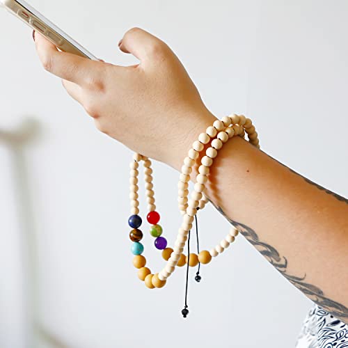 Holzperlen Silikonperlen Naturstein Universal Handykette Handy-Umhängeband Handgelenk Handy Lanyard Handyanhänger Handy-Handschlaufe Umhängen Perlen Kette Telefonkette für Allen Handyhüllen,Khaki Holzperlen Silikonperlen Naturstein Universal Handykette Handy-Umhängeband Handgelenk Handy Lanyard Handyanhänger Handy-Handschlaufe Umhängen Perlen Kette Telefonkette für Allen Handyhüllen,Khaki von Duories