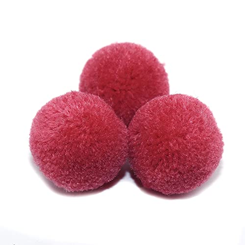 Pompons zum Basteln,50 Stück 40mm Bunte Bommeln Bälle,Pom Poms für Kunsthandwerk,Pompons Bälle für Ostern,Weihnachten,Bunte Pompons für DIY Basteln Tischdekoration Geburtstagsdeko,Wassermelonenrot Pompons zum Basteln,50 Stück 40mm Bunte Bommeln Bälle,Pom Poms für Kunsthandwerk,Pompons Bälle für Ostern,Weihnachten,Bunte Pompons für DIY Basteln Tischdekoration Geburtstagsdeko,Wassermelonenrot von Duories