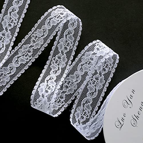 Spitzenband Weiß Vintage Spitzenbordüre Geschenkband Spitze Band Spitzenbesatz Spitze-Borten Weiss Spitzenborte Zum Nähen Basteln für Hochzeit Weihnachten Geschenke Haus Deko Tischdeko,2.5x20 Yard #2 Spitzenband Weiß Vintage Spitzenbordüre Geschenkband Spitze Band Spitzenbesatz Spitze-Borten Weiss Spitzenborte Zum Nähen Basteln für Hochzeit Weihnachten Geschenke Haus Deko Tischdeko,2.5x20 Yard #2 von Duories