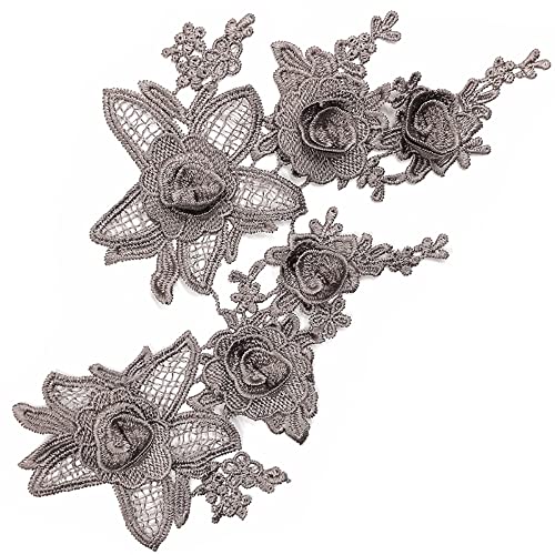 Spitzenstickerei,Dreidimensionale Stickerei,Aushöhlen DIY Spitze Accessoires Applikation Schwimmende Blumen,Stickerei Spitze Applikation Nähen Blume Stoff Kragen Patch,für DIY-Dekoration,Braun Spitzenstickerei,Dreidimensionale Stickerei,Aushöhlen DIY Spitze Accessoires Applikation Schwimmende Blumen,Stickerei Spitze Applikation Nähen Blume Stoff Kragen Patch,für DIY-Dekoration,Braun von Duories
