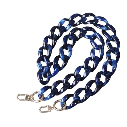 Taschenkette, Acrylkette für Tasche,Handykette Universal zum Umhängen, Flacher Acryl Kettenriemen Trageriemen, Acryl Tasche Schulterriemen für DIY Handtasche Geldbörse Umhängetasche, Blau 85cm Taschenkette, Acrylkette für Tasche,Handykette Universal zum Umhängen, Flacher Acryl Kettenriemen Trageriemen, Acryl Tasche Schulterriemen für DIY Handtasche Geldbörse Umhängetasche, Blau 85cm von Duories