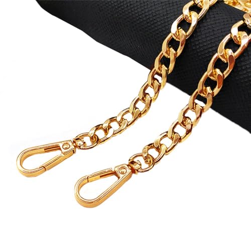 Taschenkette,Taschenkette Metall Kette Schulterriemen Breite 9,5 mm,DIY Gewebte Taschenkette Taschenriemen Metalltaschenkette Aluminiumkette,für Handtaschen,Umhängetaschen,Geldbörsen,Hell Gold,120cm Taschenkette,Taschenkette Metall Kette Schulterriemen Breite 9,5 mm,DIY Gewebte Taschenkette Taschenriemen Metalltaschenkette Aluminiumkette,für Handtaschen,Umhängetaschen,Geldbörsen,Hell Gold,120cm von Duories