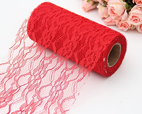 Vintage Spitzenband Spitze Dekoband Spitze-Borten Spitzenbordüre Spitzenborte Spitzenbesatz Stuhl Schärpe Tischläufer für Hochzeit Weihnachten DIY Basteln Geschenke Haus Deko Tischdeko,30cmx22m Rot Vintage Spitzenband Spitze Dekoband Spitze-Borten Spitzenbordüre Spitzenborte Spitzenbesatz Stuhl Schärpe Tischläufer für Hochzeit Weihnachten DIY Basteln Geschenke Haus Deko Tischdeko,30cmx22m Rot von Duories
