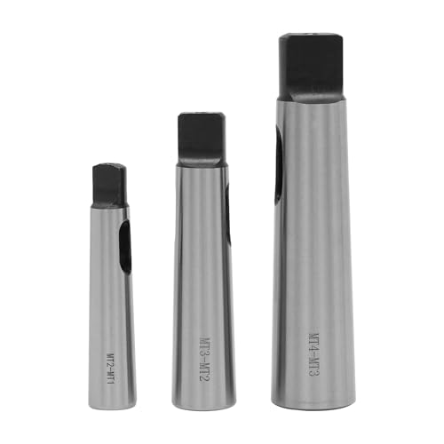3er Reduzierhülse Morsekegel Konushülse Adapter Set Kit MK4-3 MK3-2 MK2-1 für Drehbänke, Kegelschaft Bohrer von Duoruameng