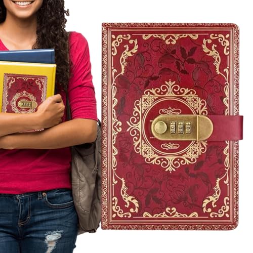 Duqulle Tagebuch Mit Schloss, A5 Planer Mit Passwortschloss, Sicherer Planer Kalender Für Familie Tochter Söhne Duqulle Tagebuch Mit Schloss, A5 Planer Mit Passwortschloss, Sicherer Planer Kalender Für Familie Tochter Söhne von Duqulle